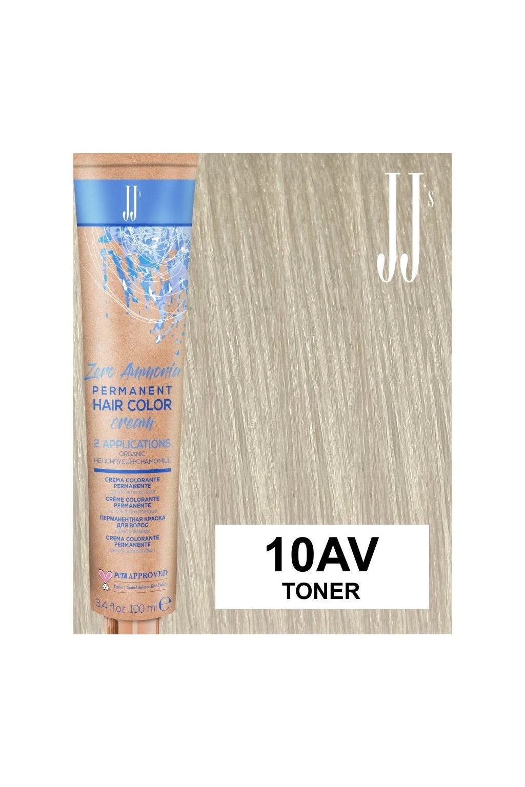 JJ,S ZERO LIFT Hair Colour - 10AV
