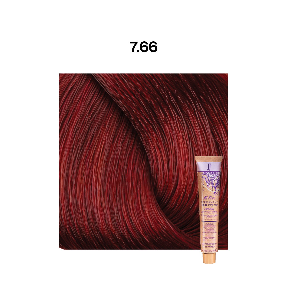 JJ All Free Permanent Colour: Red
