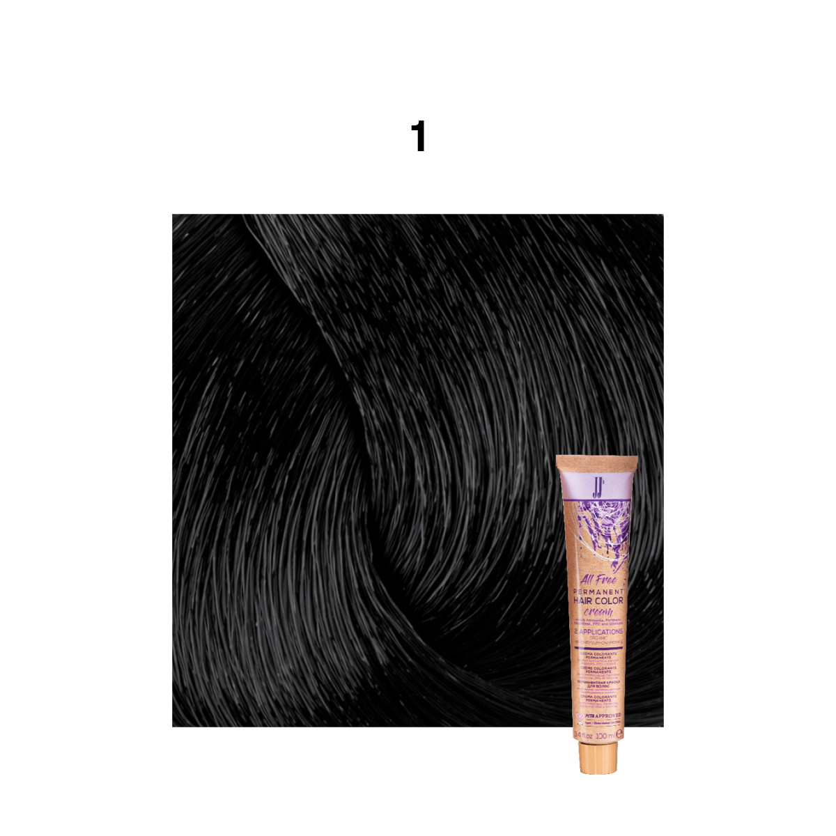 JJ All Free Permanent Colour: Natural