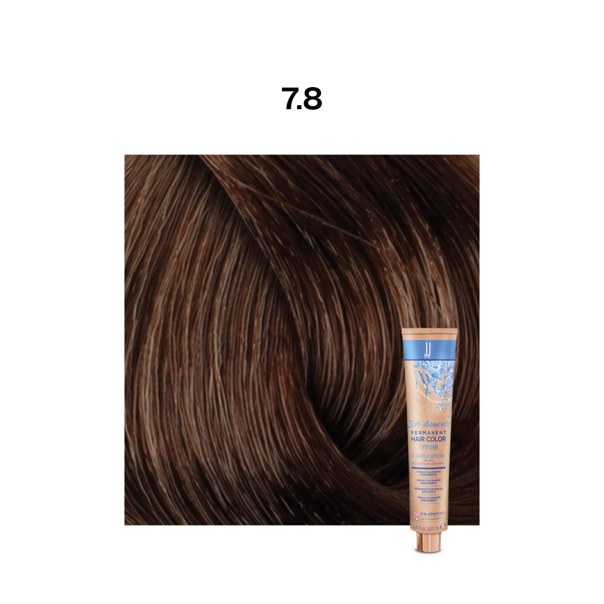 JJ Zero Ammonia Permanent Colour: Chocolate