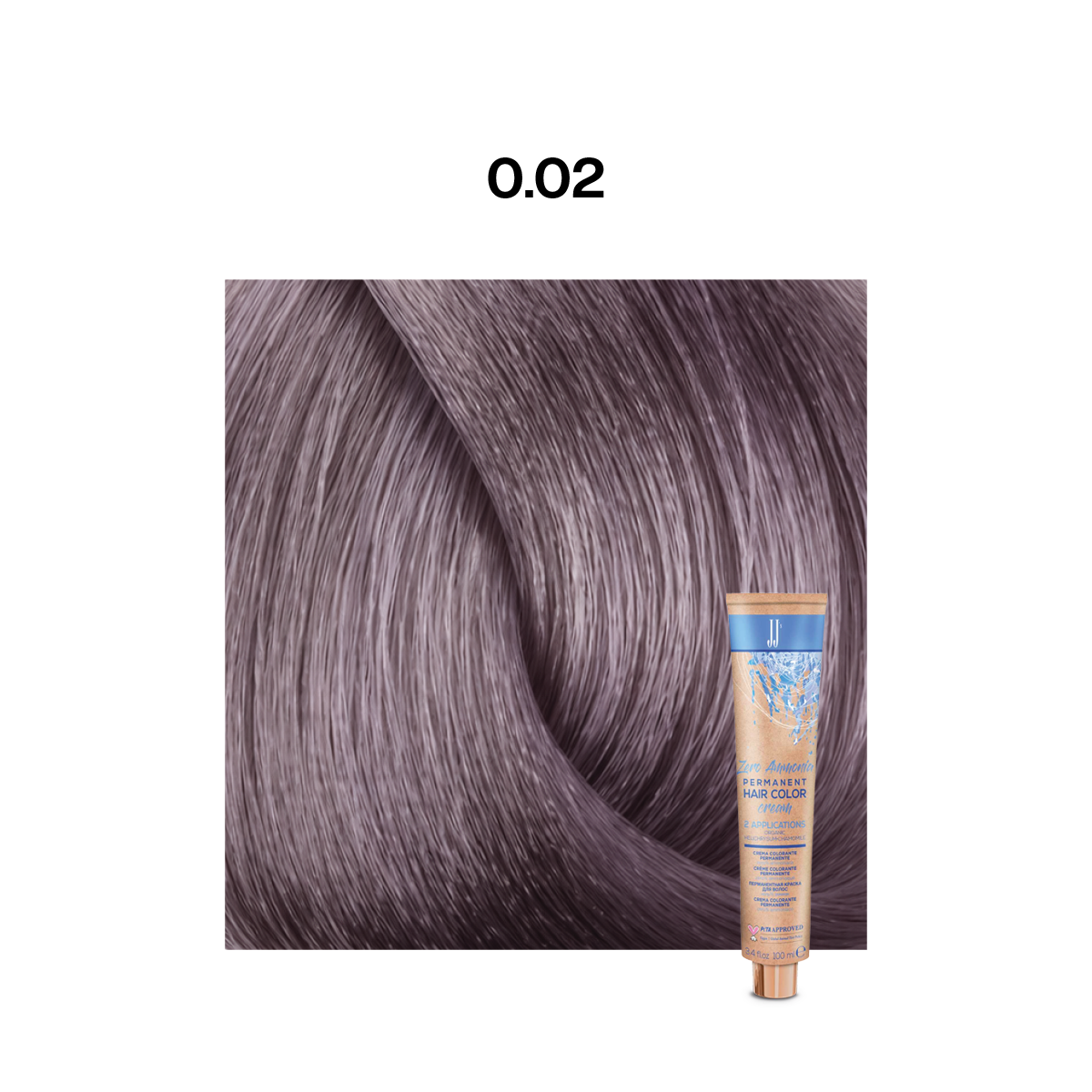 JJ Zero Ammonia Permanent Colour: Soft Toners